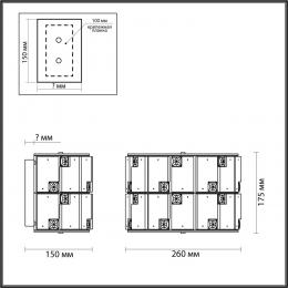 Odeon light 5076/2W HALL ODL24 497 золото/прозрачный/белый/металл/хрусталь/алебастр Бра E14 2*40W CHESSI  - 2 купить